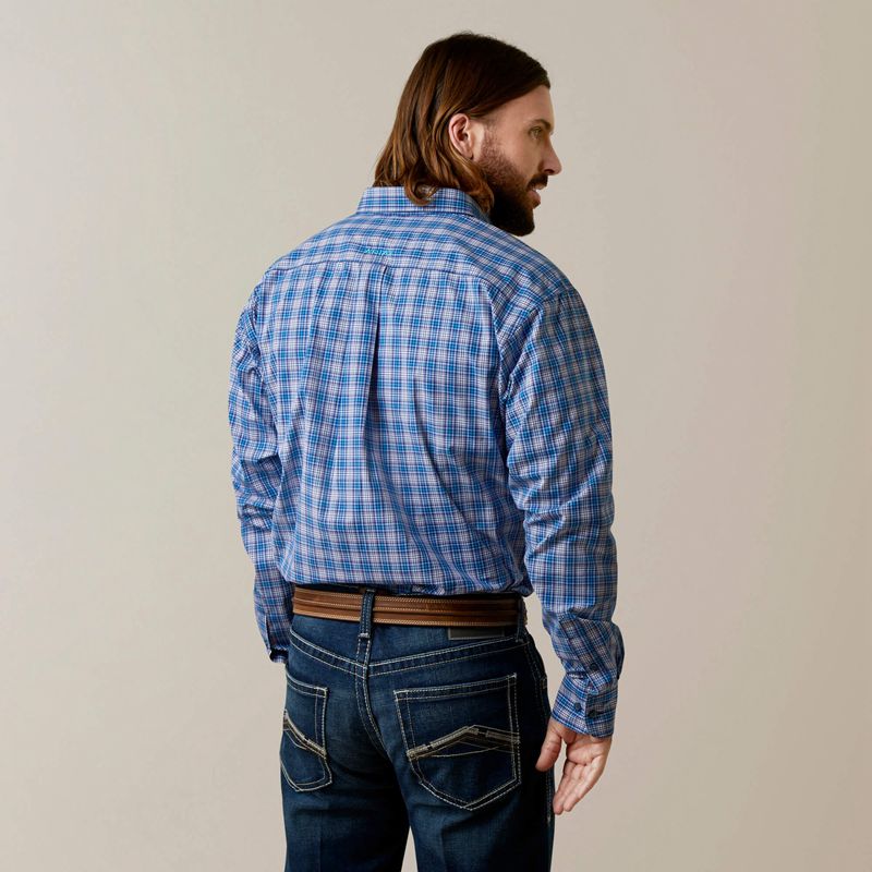 Venus Blue Ariat Pro Series Lonnie Fitted Shirt | 54QJWTDZC