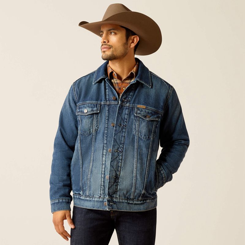 Victor Ariat Blanket Lined Trucker Jacket | 49WDYNPRI