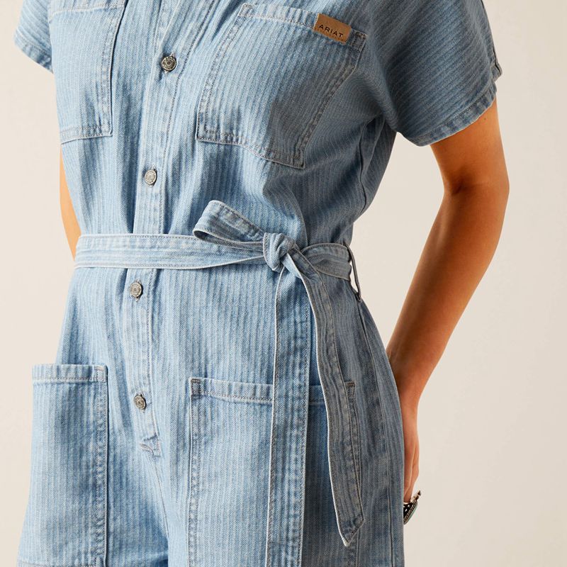 Virginia Ariat Herringbone Romper | 34XIGJWTL