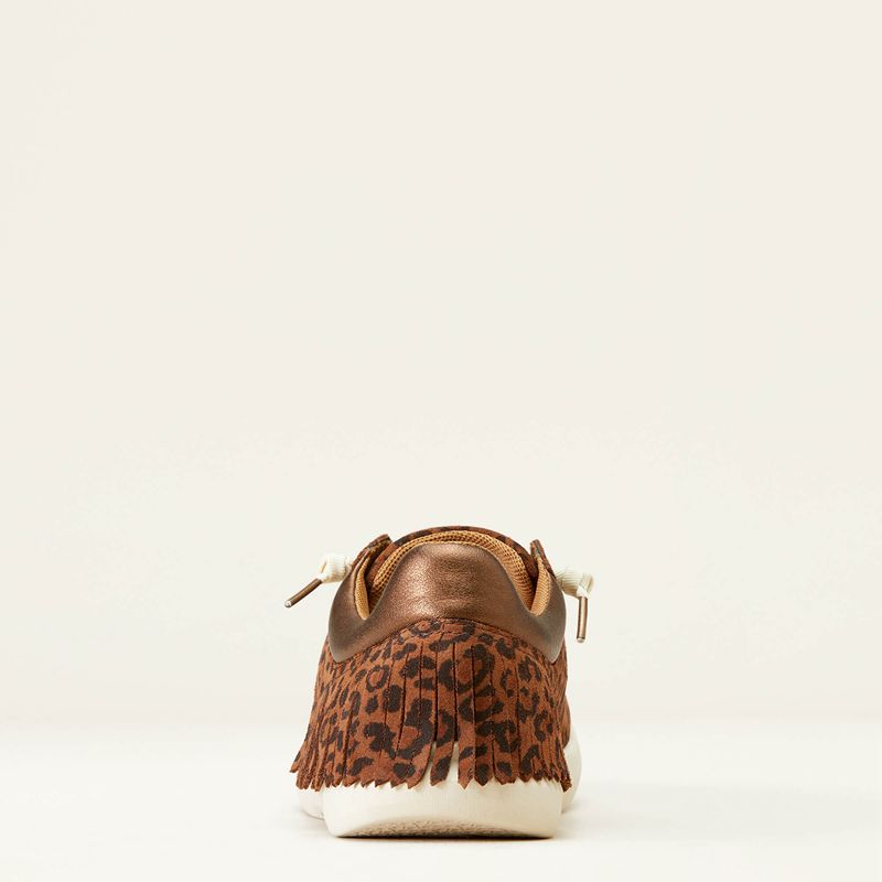 Warm Leopard Ariat Hilo Fringe | 27HJQBSIX