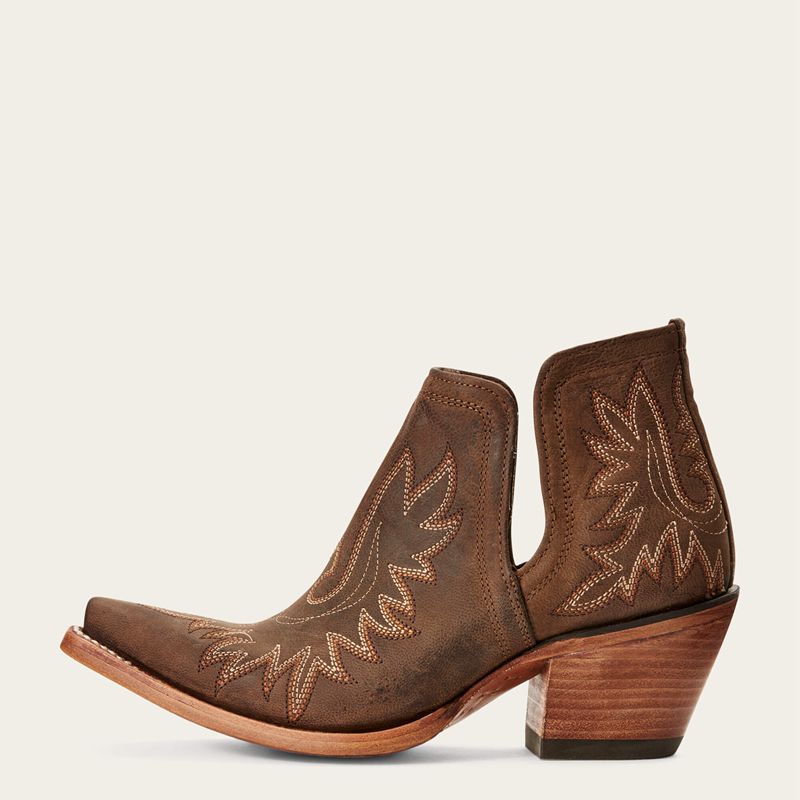 Weathered Brown Ariat Dixon Bootie | 15KBHMRTP