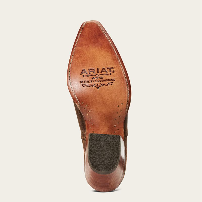 Weathered Brown Ariat Dixon Bootie | 15KBHMRTP