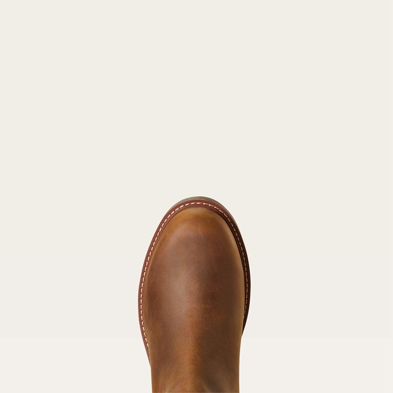 Weathered Brown Ariat Wexford Waterproof Chelsea Boot | 05XSLTFOJ