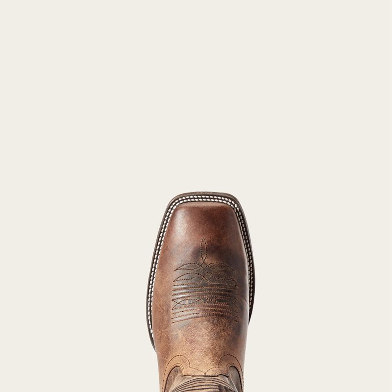 Weathered Tan Ariat Circuit Patriot Western Boot | 04UQZEXPL