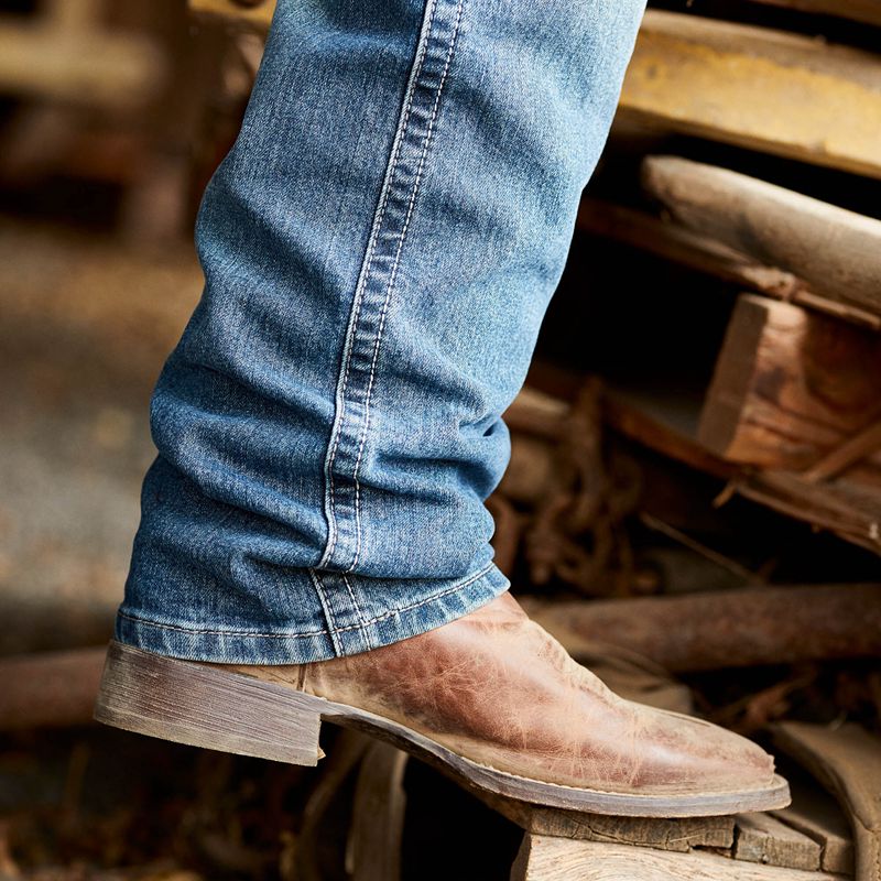 Weathered Tan Ariat Circuit Patriot Western Boot | 04UQZEXPL