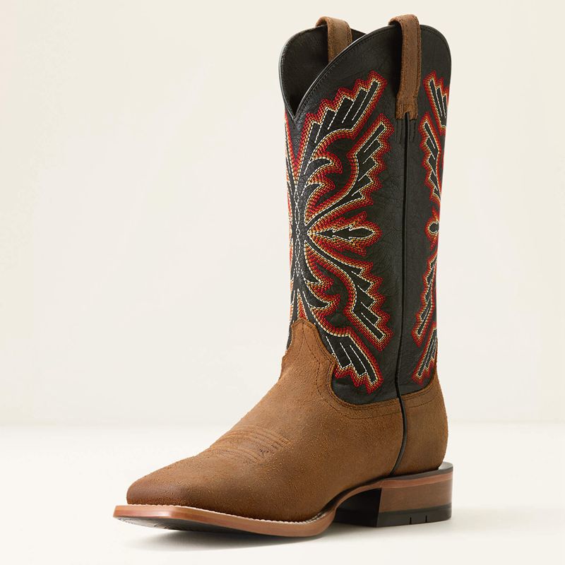 Weathered Wicker/Bayou Black Ariat Sting Cowboy Boot | 23PLDKXVA