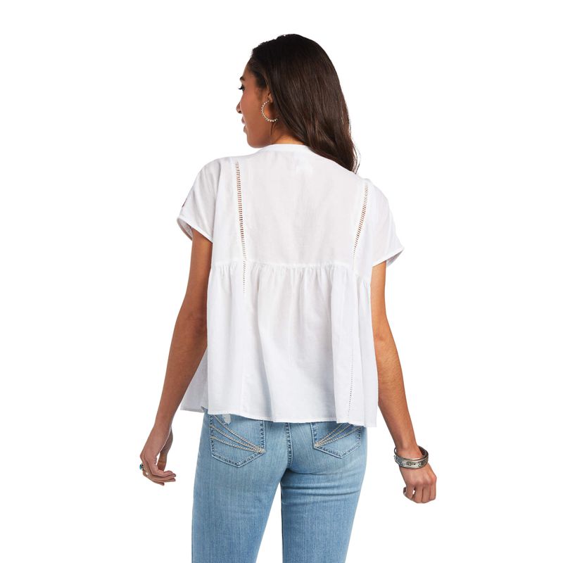 White Ariat Billie Tunic | 92IVZOQNP