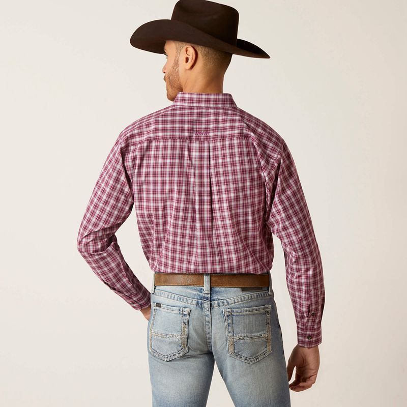 White Ariat Pro Series Shepherd Classic Fit Shirt | 56YSQRDUZ