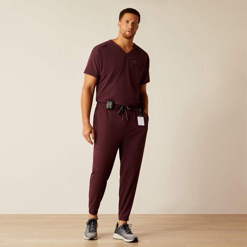 Winetasting Ariat Drew Cargo Stretch Jogger Scrub Pant | 48VSTXCGJ