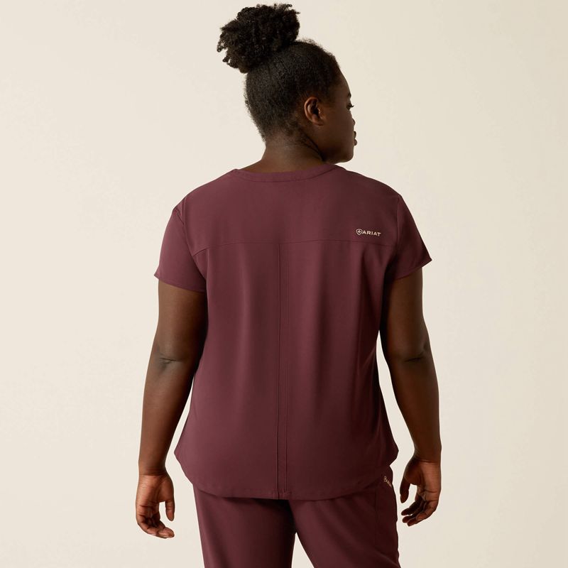 Winetasting Ariat Eliza Fashion Scrub Top | 26BVEXSKF