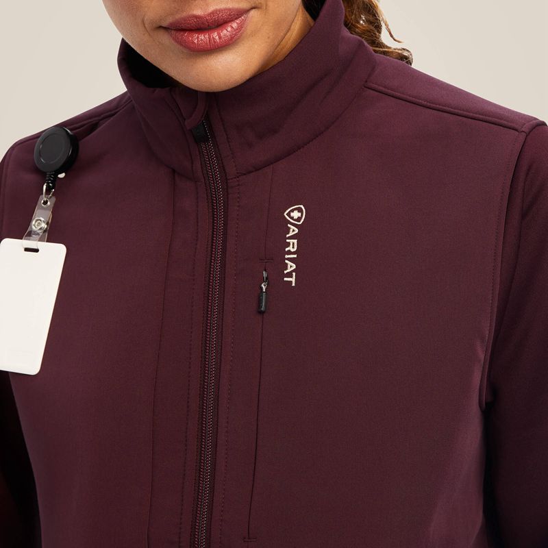 Winetasting Ariat Sina Fleece Scrub Jacket | 50XABLQGU