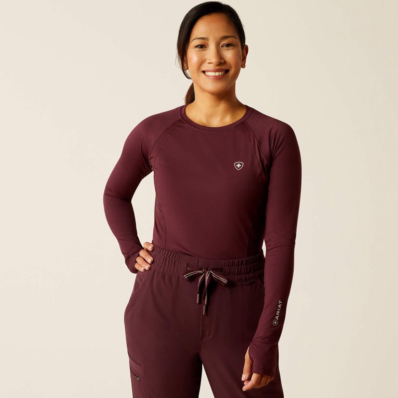 Winetasting Ariat Venttek Underscrub Baselayer | 54ASHCWMJ