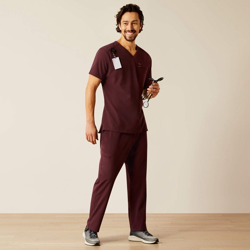 Winetasting Ariat Whitman Scrub Top | 71GFZTKDS