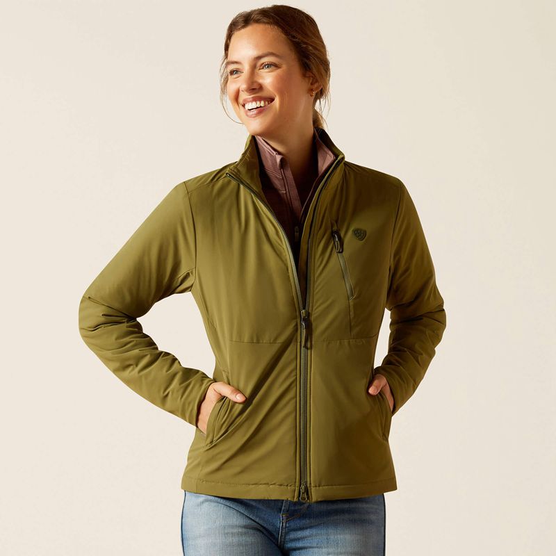 Winter Moss Ariat Rion Stretchshell Insulated Jacket | 75JHZCVUM