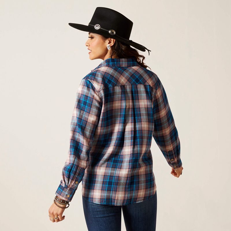 Woodland Plaid Ariat Billie Jean Shirt | 85XCGAWKO