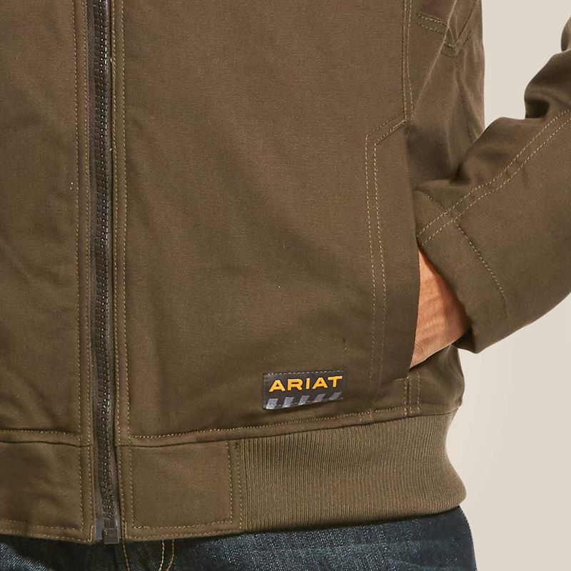 Wren Ariat Rebar Duracanvas Jacket | 64GSWPRIV