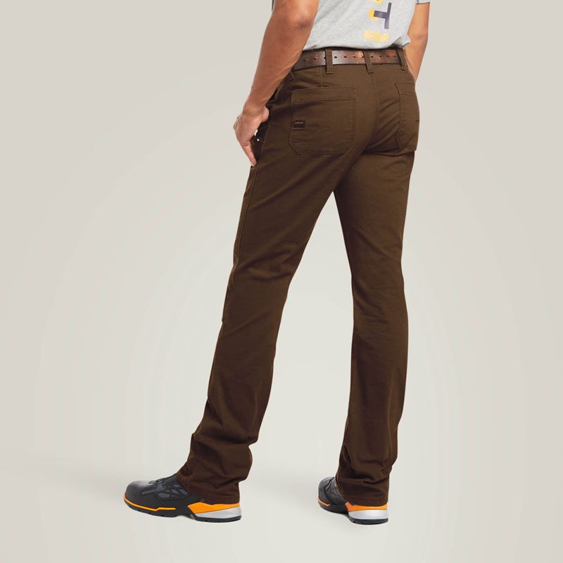 Wren Ariat Rebar M4 Low Rise Durastretch Made Tough Double Front Stackable Straight Leg Pant | 81YDQGZNT