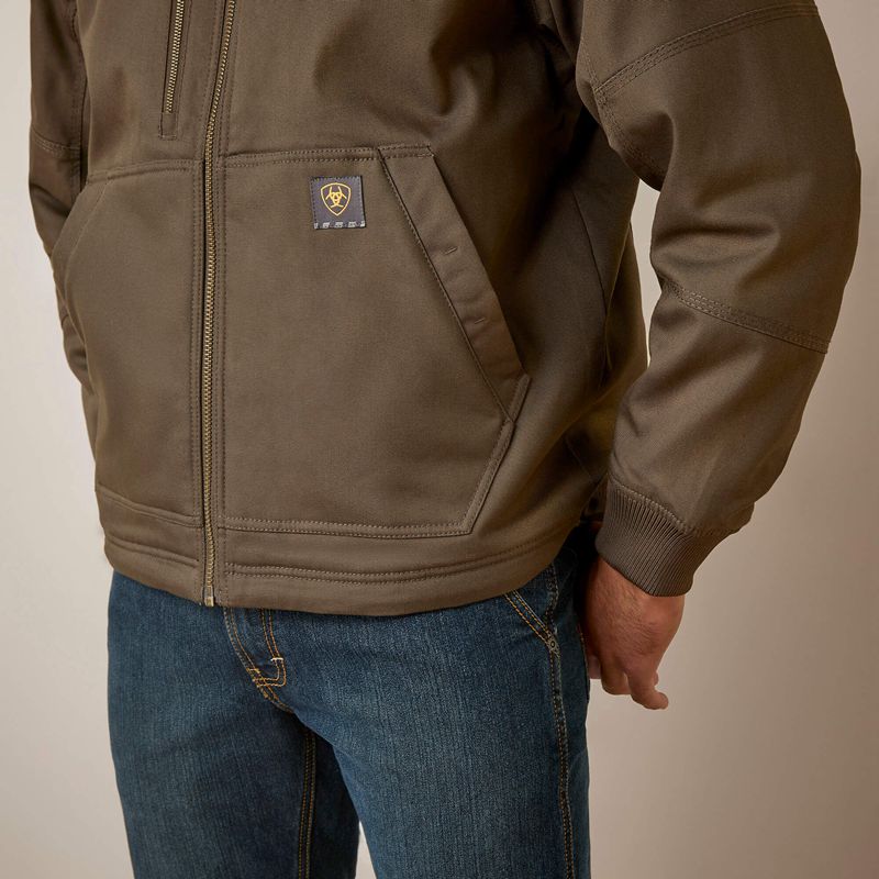 Wren Ariat Rebar Stretch Canvas Bomber Jacket | 98SVRWDHQ