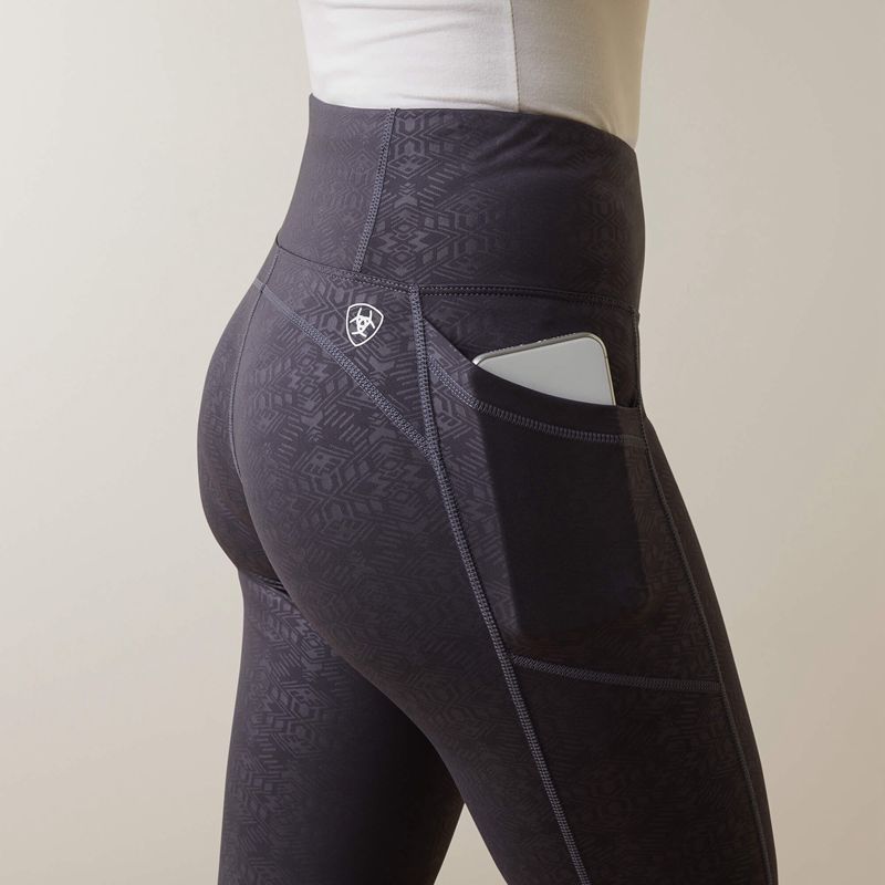 Zia Embossed Periscope Ariat Tek Tight | 52ZGPFDIA